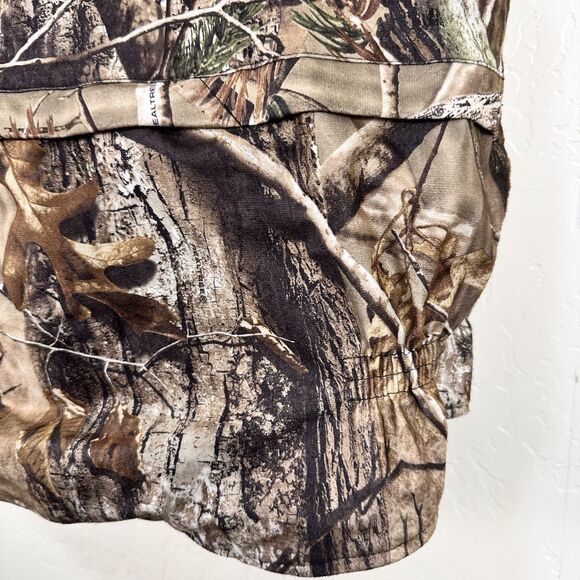 Hunting Vest XXL Cold Weather Gear Quilt Lined Game Pouch Mens Realtree Camo - Picture 11 of 16